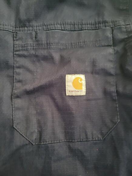Carhartt Rugged Flex Ripstop Utility Warm-Up Jacket Men's XL Navy C81418 Work - Picture 3 of 9